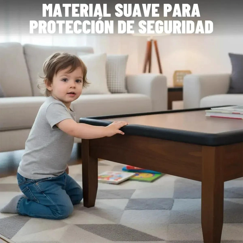 PROTECTOR DE BORDES PARA MUEBLES DE BEBE  ESPUMA NBR 4 METROS - 6
