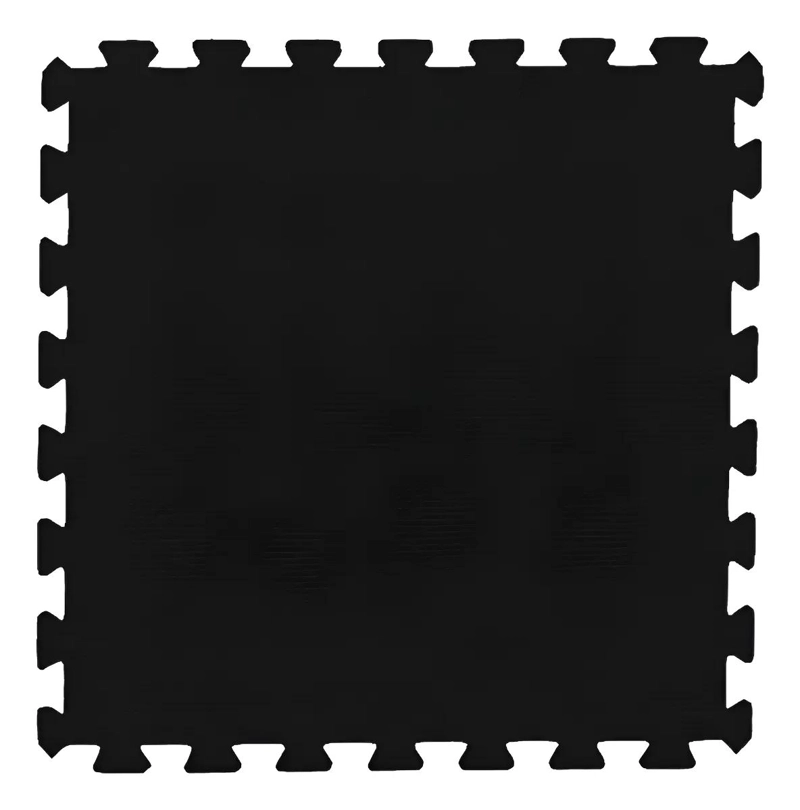 PISO DE GOMA ENCASTRABLE 50X50CM PARA GIMNASIO Y PESAS - 1