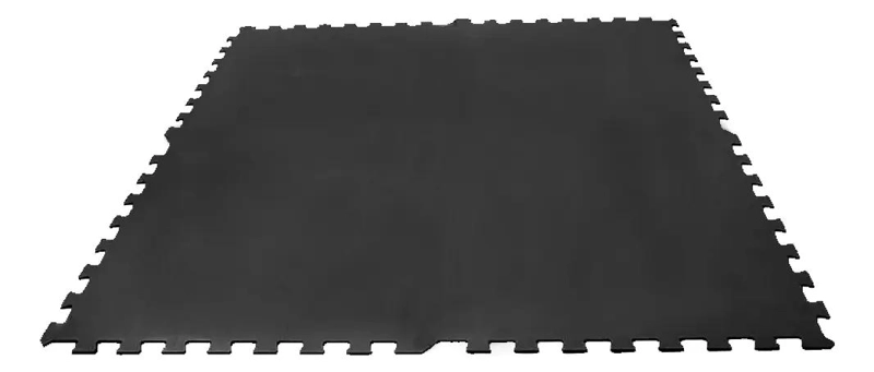 PISO DE GOMA ENCASTRABLE 50X50CM PARA GIMNASIO Y PESAS - 2
