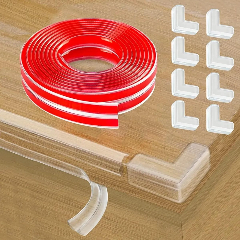 PROTECTOR DE ESQUINAS Y BORDES DE SILICONA TRANSPARENTE 600CM - 8