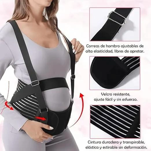 FAJA MATERNAL AJUSTABLE PARA EMBARAZO Y POSTPARTO - 4