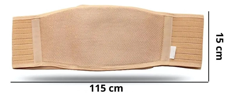 FAJA AJUSTABLE SOPORTE MATERNAL PARA EMBARAZO BEIGE - 2
