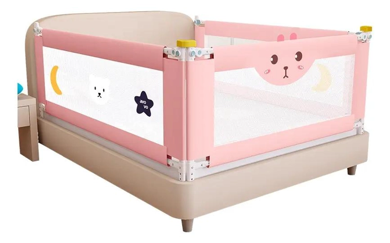 BARANDA DE SEGURIDAD PLEGABLE PARA CAMA DE NIÑOS 180CM - 2