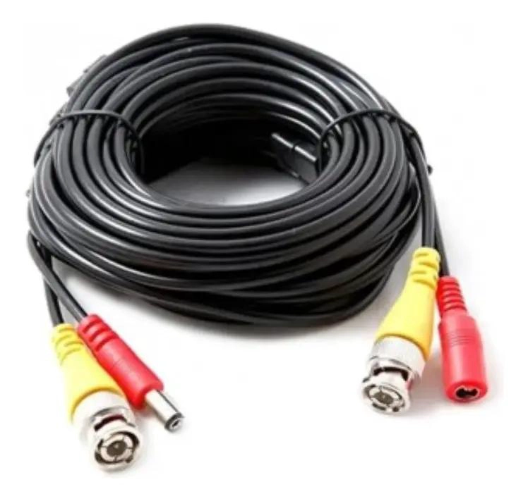 CABLE DE SEGURIDAD PARA CAMARAS 30 METROS CON VIDEO Y CORRIENTE - 2
