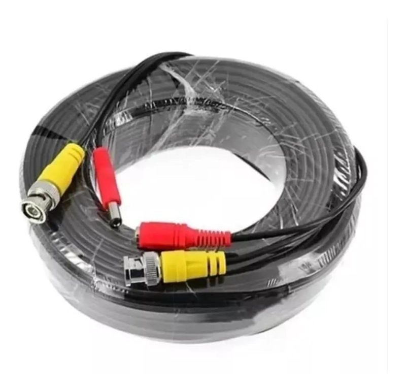 CABLE DE SEGURIDAD PARA CAMARAS 30 METROS CON VIDEO Y CORRIENTE - 3