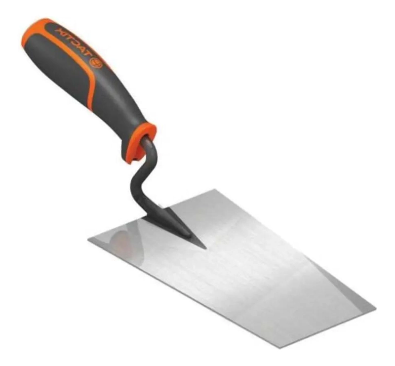 PLANA DE ACERO INOXIDABLE CON MANGO ANTIDESLIZANTE DE 178 MM - 2