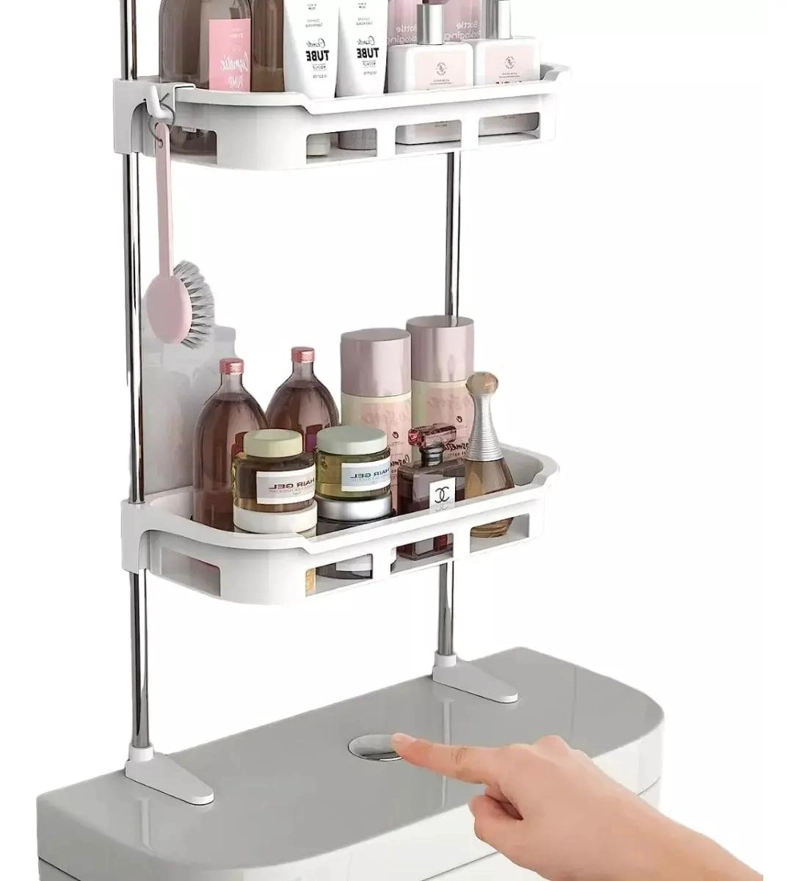 ESTANTE ESQUINERO ORGANIZADOR DE 3 NIVELES PARA BAÑO Y COCINA - 4