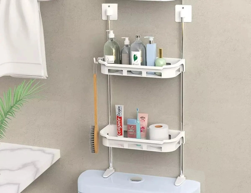 ESTANTE ESQUINERO ORGANIZADOR DE 3 NIVELES PARA BAÑO Y COCINA - 5