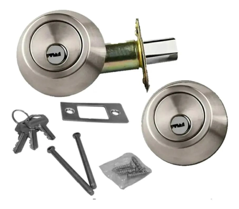 CERROJO DE SEGURIDAD DOBLE LLAVE CON 3 LLAVES - 1