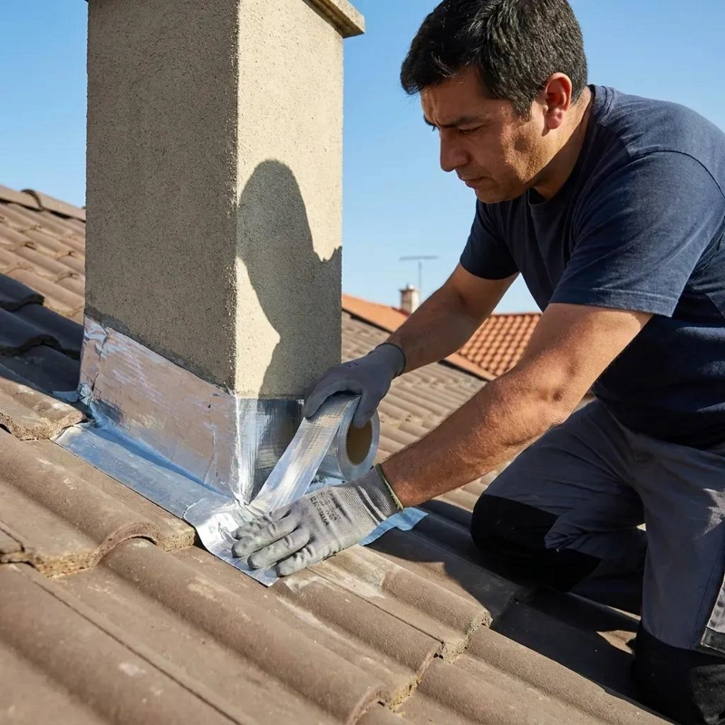 CINTA BUTILO IMPERMEABLE PARA REPARACION DE TECHOS Y GOTERAS - 3