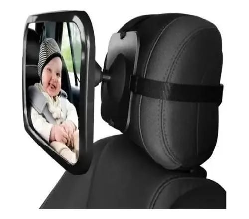 ESPEJO RETROVISOR AJUSTABLE PARA SEGURIDAD DE BEBE S EN AUTO - 1