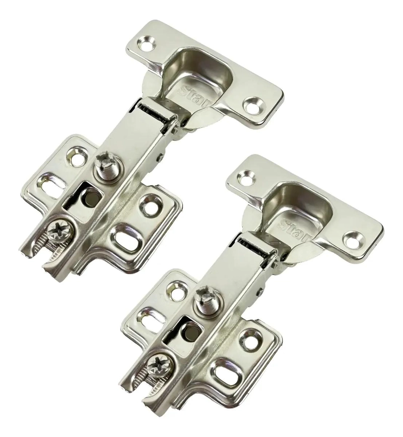 BISAGRAS RECTAS CON RETE N PARA PUERTAS DE GABINETES 35MM - 3