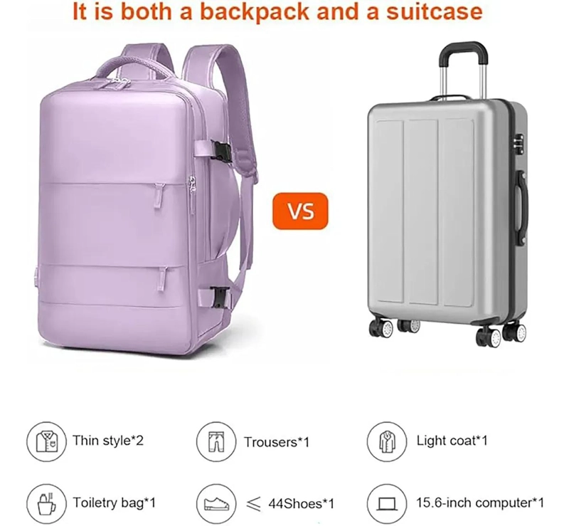 MOCHILA MULTIUSO IMPERMEABLE 35L PARA LAPTOP DE 15.6 PULGADAS - 5