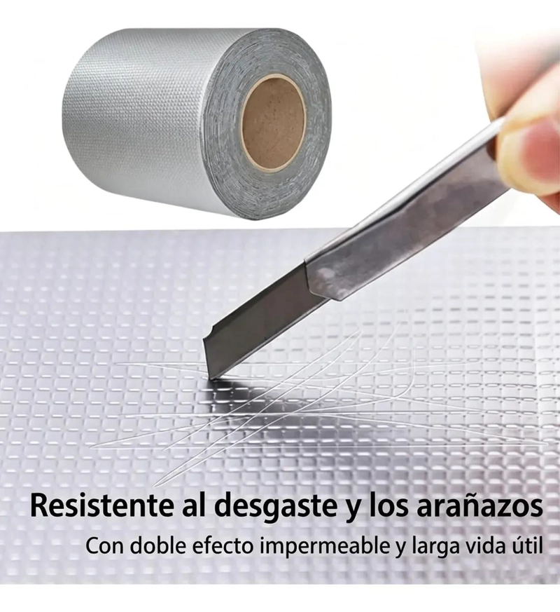 CINTA SELLADORA BUTILO 20CM X 10M PARA REPARACIONES EN TECHOS - 4