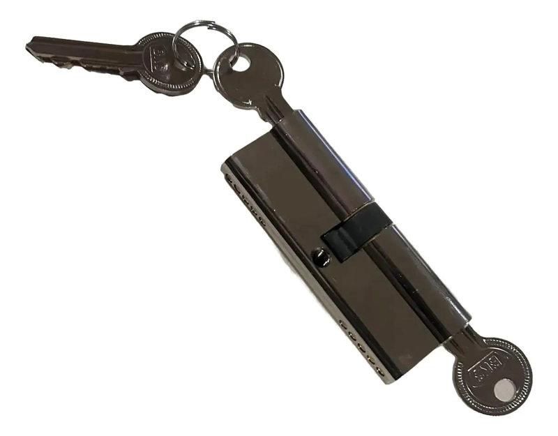 CILINDRO DE SEGURIDAD EUROPERFIL 40X40 MM NIQUELADO - 1