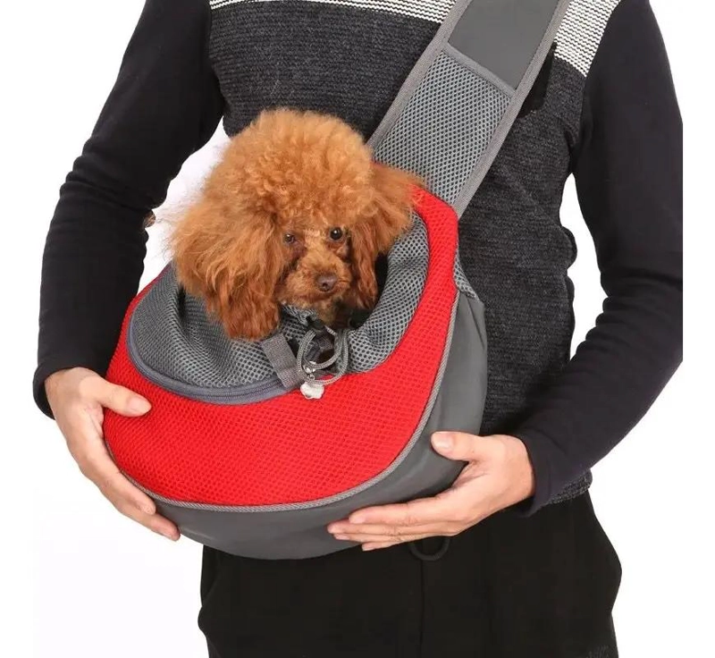 BOLSO DE TRANSPORTE PARA MASCOTAS TIPO BANDOLERA - 1