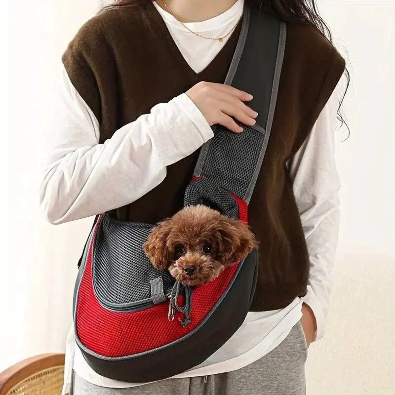 BOLSO DE TRANSPORTE PARA MASCOTAS TIPO BANDOLERA - 2
