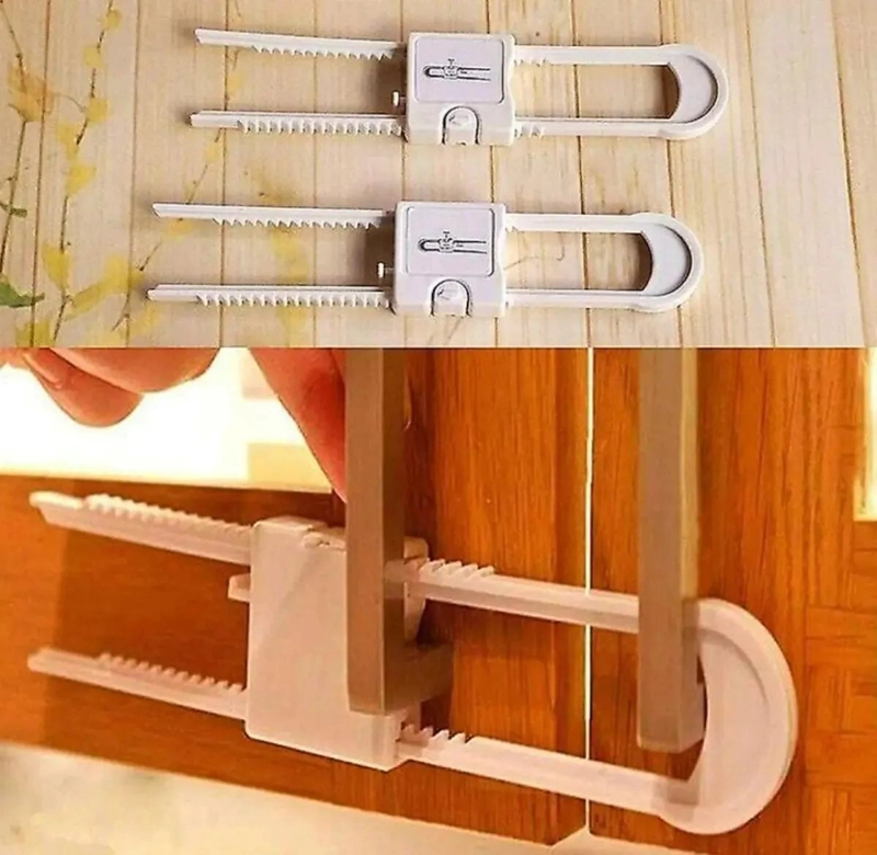 KIT DE 2 CERRADURAS DE SEGURIDAD PARA PUERTAS DE ARMARIO - 5