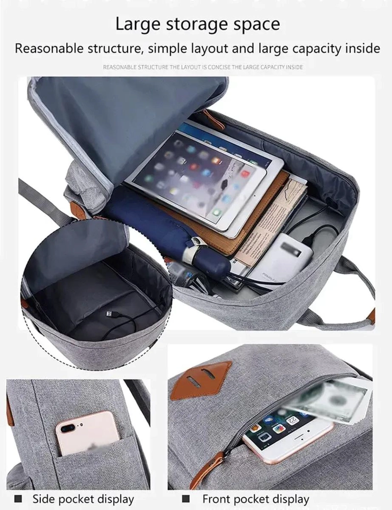 SET DE MOCHILA, BANDOLERA Y ESTUCHE PARA NOTEBOOK - 2