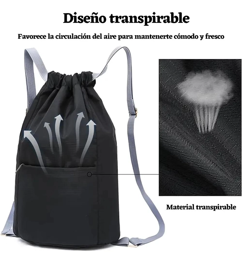 MOCHILA MORRAL DEPORTIVO IMPERMEABLE DE GRAN CAPACIDAD - 6