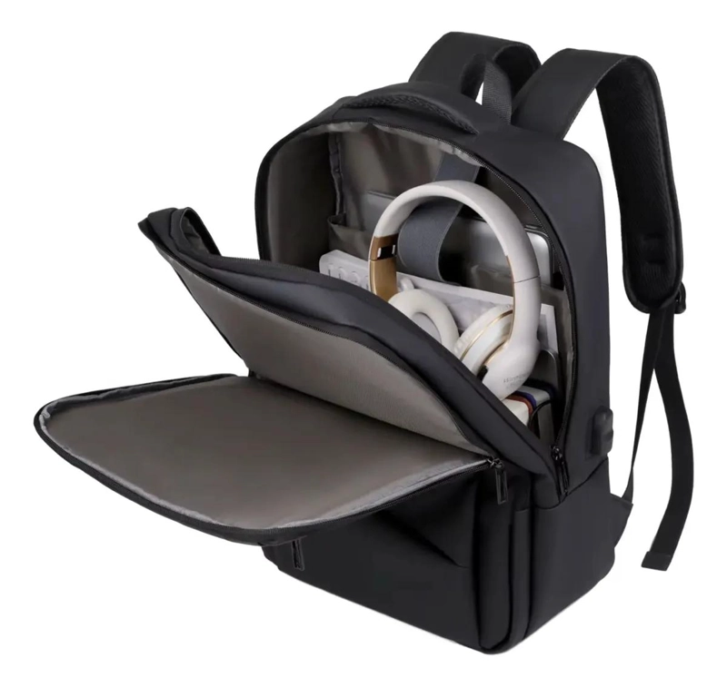 MOCHILA EJECUTIVA IMPERMEABLE CON COMPARTIMENTO PARA LAPTOP - 2