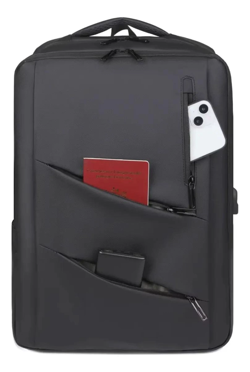 MOCHILA EJECUTIVA IMPERMEABLE CON COMPARTIMENTO PARA LAPTOP - 5