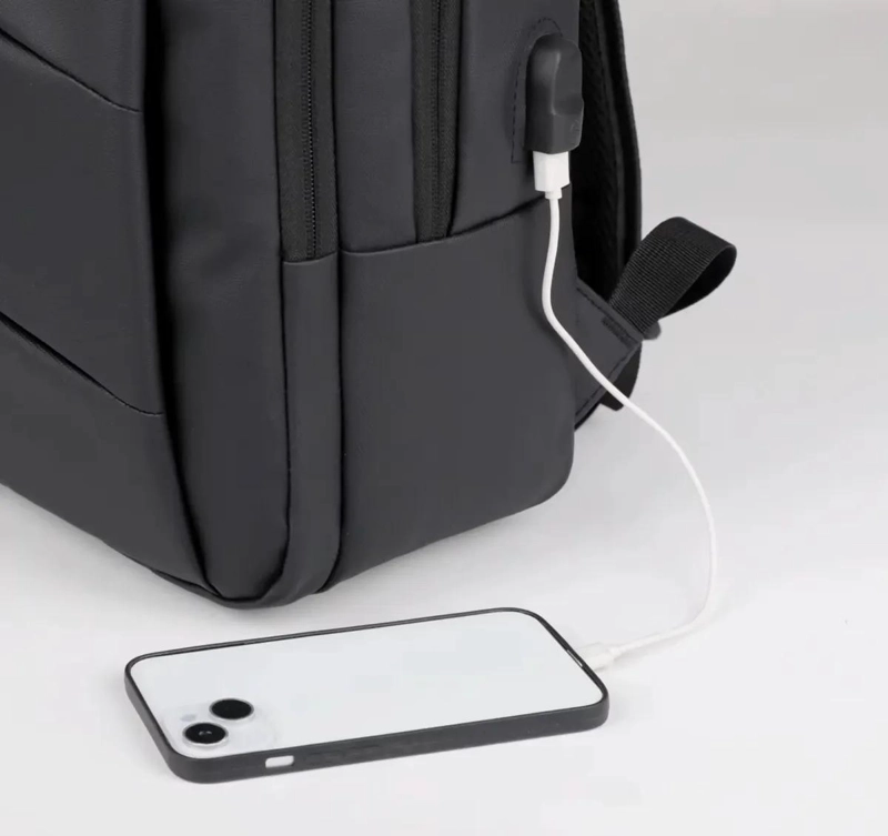 MOCHILA EJECUTIVA IMPERMEABLE CON COMPARTIMENTO PARA LAPTOP - 8