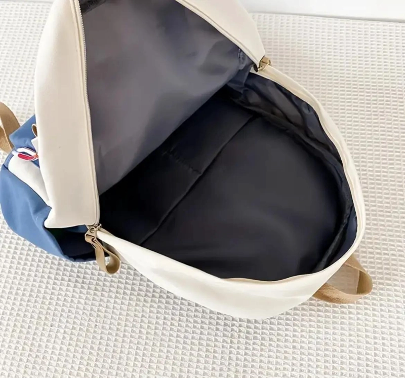 MOCHILA JUVENIL CASUAL IMPERMEABLE CON COMPARTIMENTOS - 3