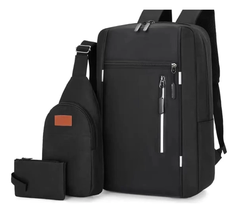 MOCHILA ANTIRROBO IMPERMEABLE 3 EN 1 PARA LAPTOP Y VIAJE - 2