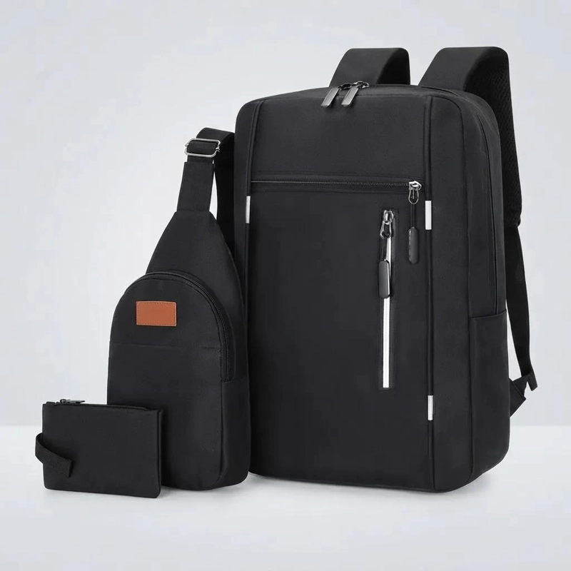 MOCHILA ANTIRROBO IMPERMEABLE 3 EN 1 PARA LAPTOP Y VIAJE - 5