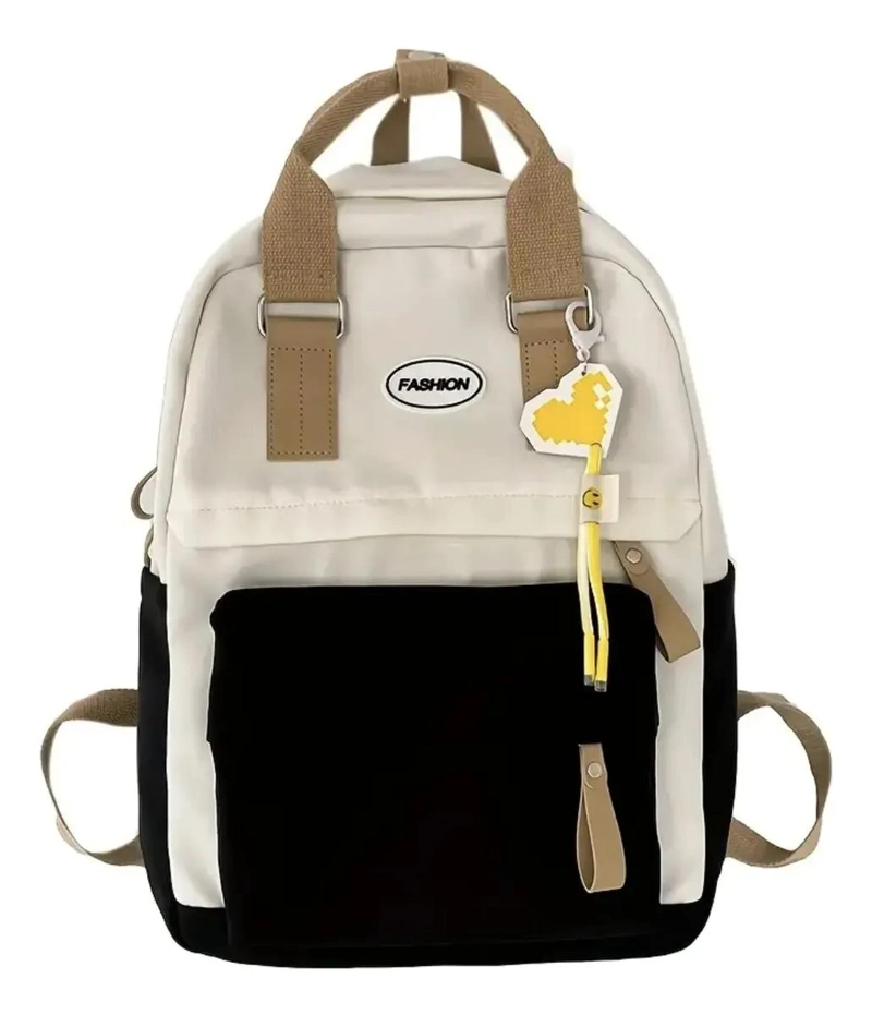 MOCHILA JUVENIL CASUAL IMPERMEABLE CON COMPARTIMENTOS - 1