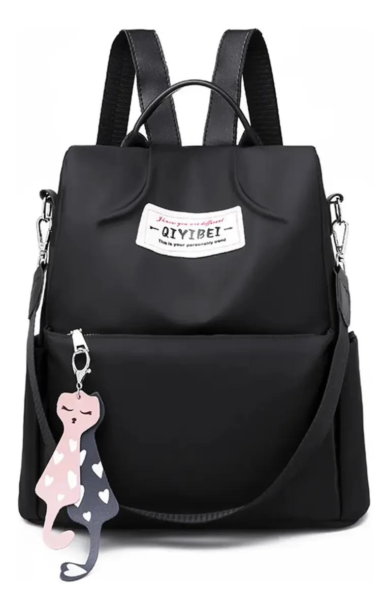 MOCHILA JUVENIL CASUAL ANTIRROBO IMPERMEABLE PARA MUJER - 1