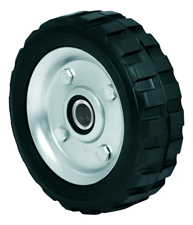 RUEDA DE HULE SOLIDO IMPONCHABLE PARA CARRO DE CARGA - 1