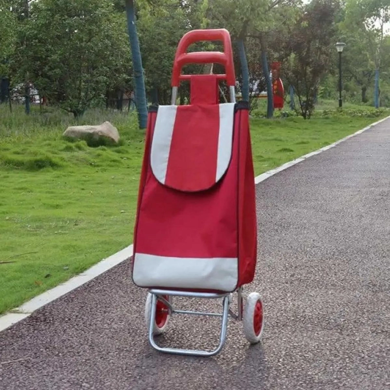 CARRO DE COMPRAS MULTIFUNCIONAL CON RUEDAS RESISTENTES - 4