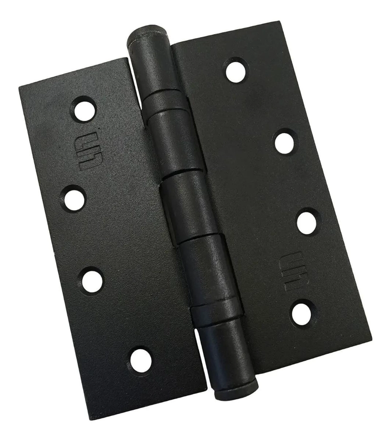 BISAGRA NEGRA COLONIAL 9X10 CM PARA CARPINTERIA - 1