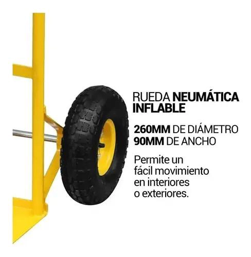 CARRO DE MANO DE ACERO PARA CARGAS DE HASTA 200 KG - 3