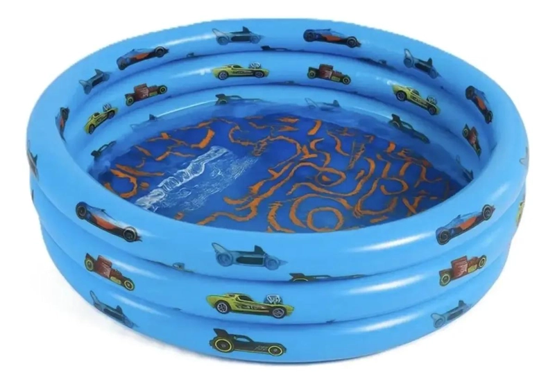 PISCINA INFLABLE REDONDA PARA NIÑOS 80 CM DE DIAMETRO - 2