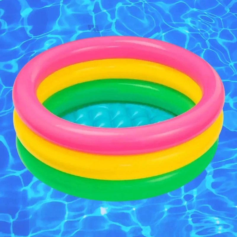 PISCINA INFLABLE REDONDA PARA NIÑOS DE 60 CM - 4