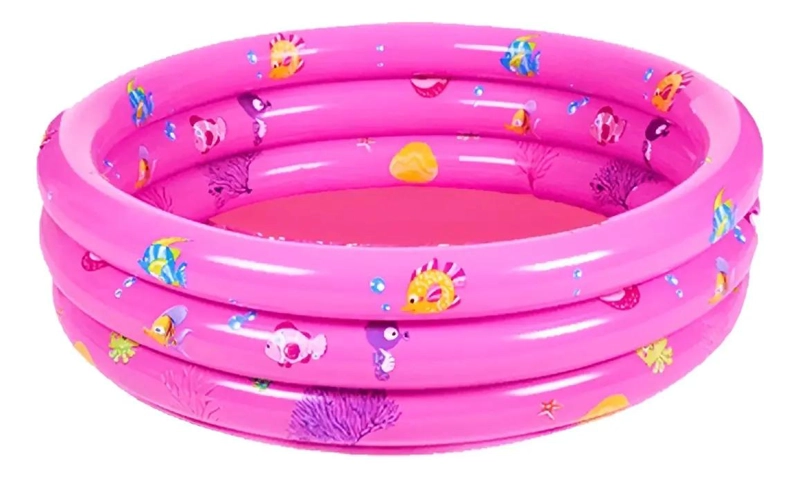 PISCINA INFLABLE INFANTIL COLORES BRILLANTES PARA NIÑOS - 2