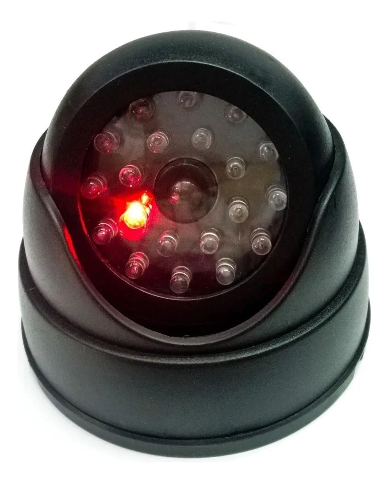 CAMARA DE VIGILANCIA FALSA CON LUZ LED INTERMITENTE - 1