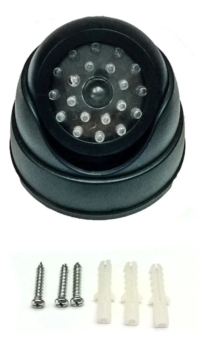 CAMARA DE VIGILANCIA FALSA CON LUZ LED INTERMITENTE - 5