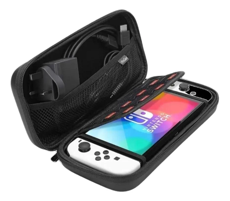 BOLSO TRANSPORTABLE PARA CONSOLA NINTENDO SWITCH OLED CON MICA - 1