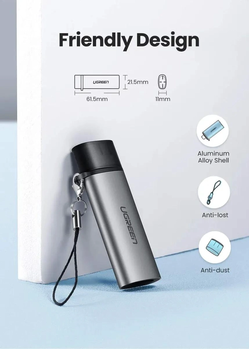 LECTOR MULTI-TARJETA USB-C 3.1 PARA SD Y MICROSD - 6