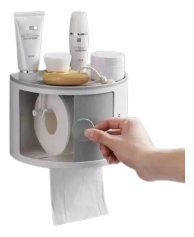 DISPENSADOR ORGANIZADOR MULTIFUNCIONAL PARA PAPEL HIGIE NICO - 6