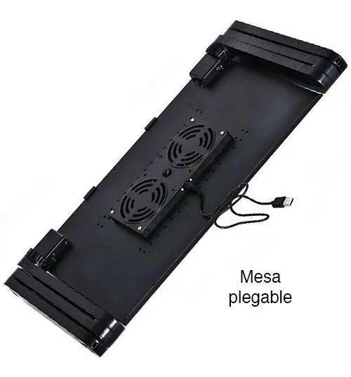 MESA PLEGABLE PARA NOTEBOOK CON VENTILADORES INTEGRADOS - 5