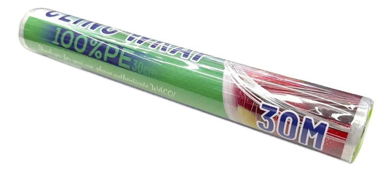 PACK DE 10 ROLLOS DE PAPEL FILM TRANSPARENTE PARA ALIMENTOS - 7