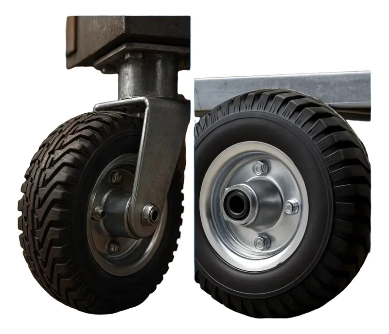 SET DE 2 RUEDAS INFLABLES DE 8 PULGADAS PARA CARROS - 7
