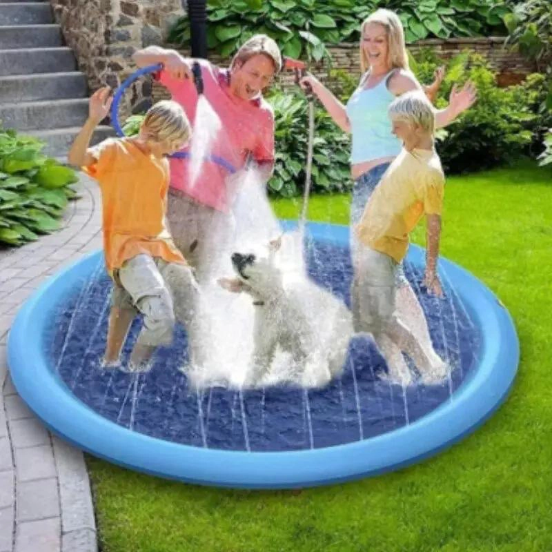 PISCINA INFLABLE PARA NIÑOS Y MASCOTAS DE 100 CM - 4