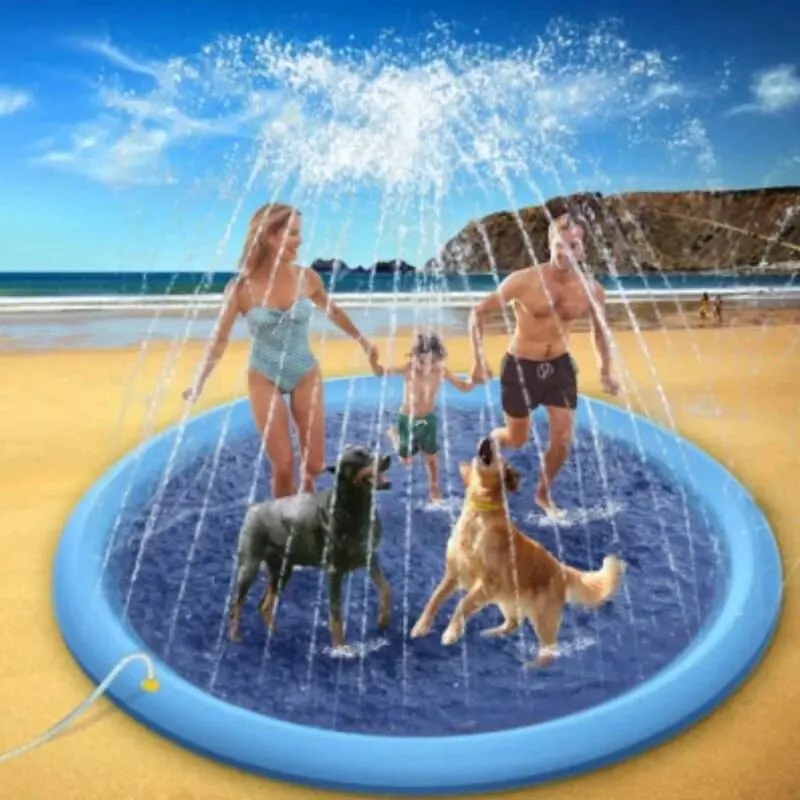 PISCINA INFLABLE PARA NIÑOS Y MASCOTAS DE 100 CM - 5
