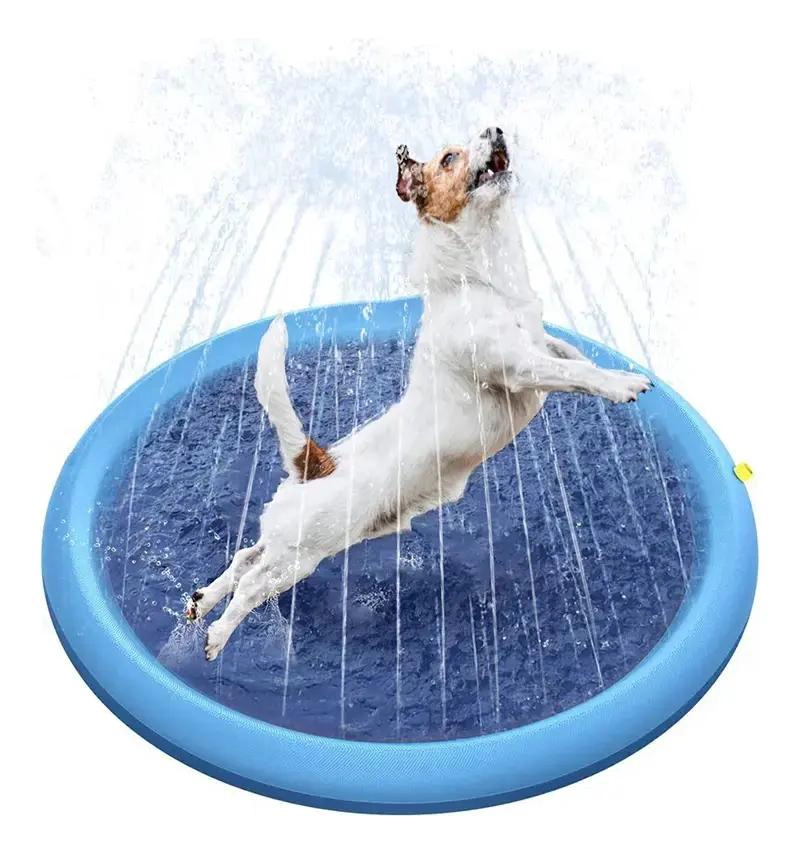 PISCINA INFLABLE PARA NIÑOS Y MASCOTAS DE 100 CM - 9